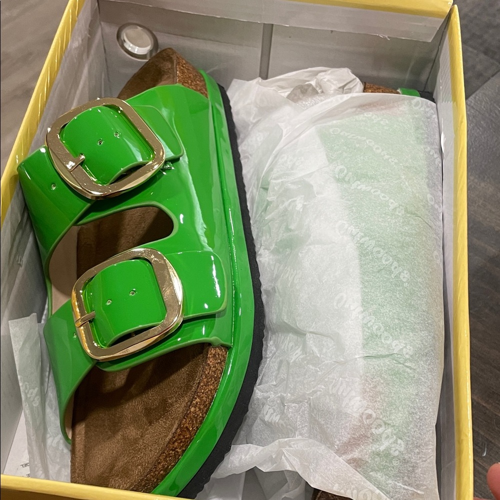 Outwoods Forest Green Sandals